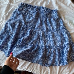 Target flowy wild fable tiered floral skirt size small